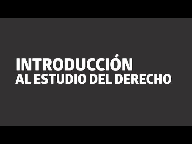 Introducción al estudio del Derecho | UTEL Universidad