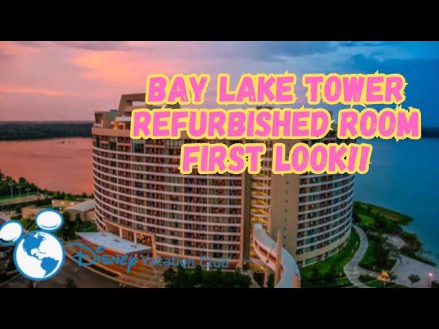 Refurbished Room Bay Lake Tower First Look! | DVC Contemporary Resort Disney World