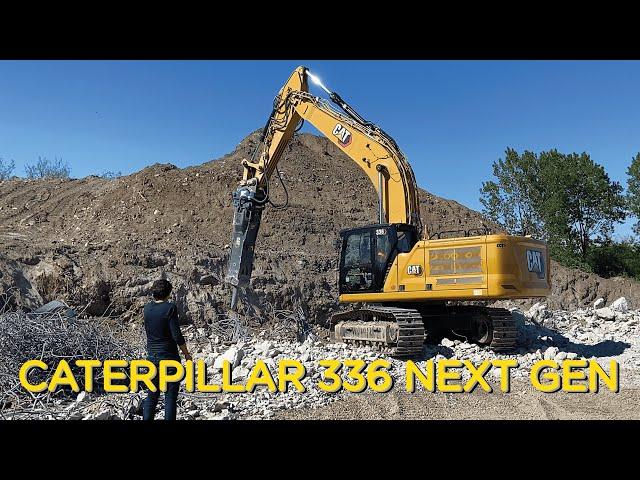 CAT 336 NEXT GEN + MARTELLONE - 4K #caterpillar