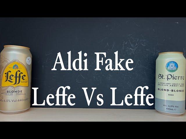 Aldi Fake Leffe Vs Leffe Blonde , Aldi St Pierre Blonde Beer Review , Leffe Blonde Review