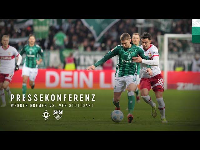 SV Werder Bremen – VfB Stuttgart 2:2 | Pressekonferenz | SV Werder Bremen