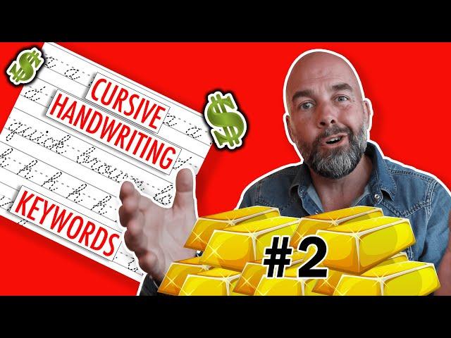 #2 - Creating a Cursive Handwriting KDP Interior with FREE Font - the $15000 Golden Niche