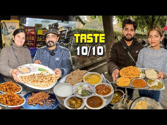 Couple Selling Cheapest Unlimited Thali | Ludhiana Food Tour | Street Food India