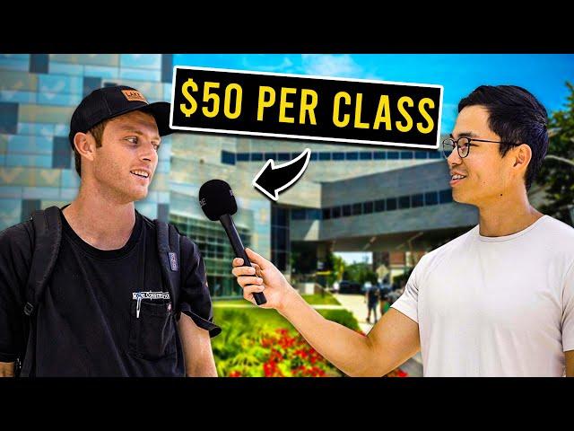 Asking Community College Students For Advice (Shocking!)