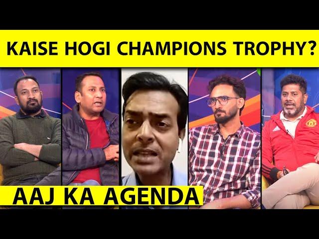 AAJ KA AGENDA ON CHAMPIONS TROPHY: VIOLENT PROTEST IN PAK, IS POSSIBILITY OF HYBRID MODEL IN DOUBT?