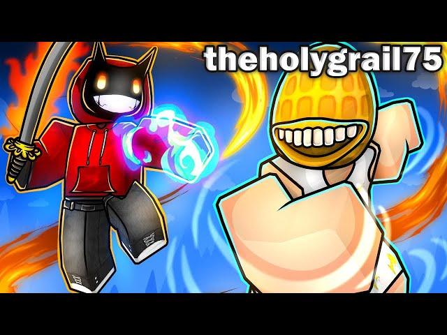 I Used CUSTOM MOVESETS to Get REVENGE on theholygrail75... (Roblox The Strongest Battlegrounds)