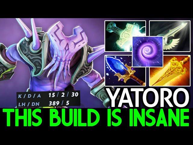 YATORO [Faceless Void] When Pro Used 100% His Brains Crazy Build Dota 2