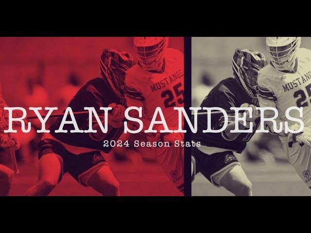 2024 Ryan Sanders Season Stats & Highlights