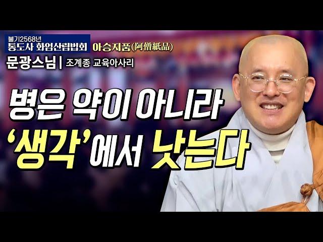 왜 화엄경은 현대에 꼭  필요한가? | 문광스님 (조계종 교육아사리)#통도사화엄산림법회 22회 아승지품