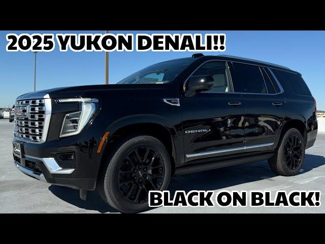 BLACKOUT 2025 GMC Yukon Denali Reserve w/ Light Interior!