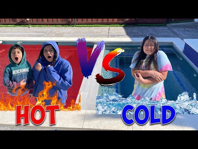 HOT VS. COLD POOL CHALLENGE!!