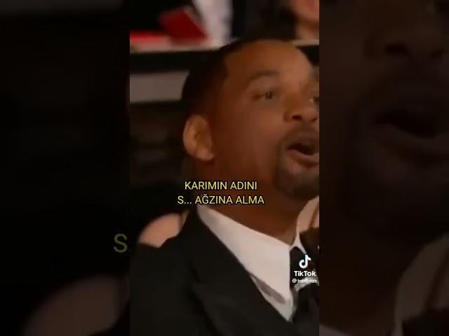 Will Smith Chris Rock'a  tokat attı Türkçe alt yazılı