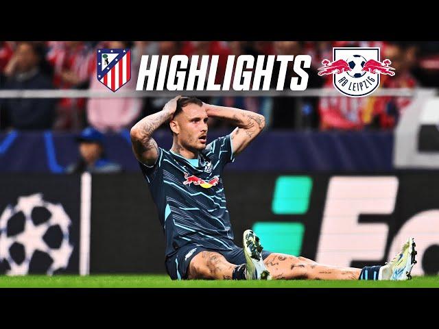 Last minute defeat in Madrid | Highlights Atlético Madrid - RB Leipzig 2-1 | Champions League