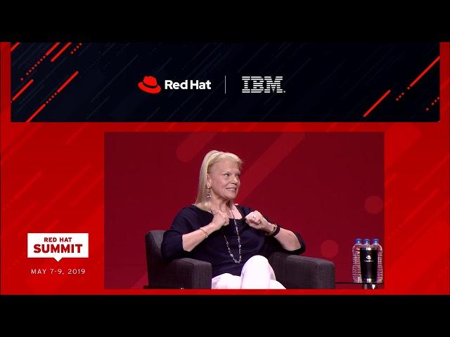 Tuesday afternoon general session - Jim Whitehurst-Ginni Rometty Q&A - May 7 - Red Hat Summit 2019