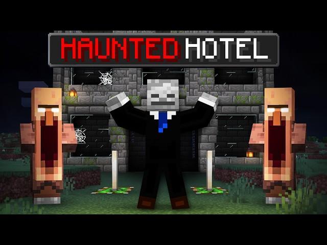 I Made a HAUNTED VILLAGER HOTEL in Minecraft