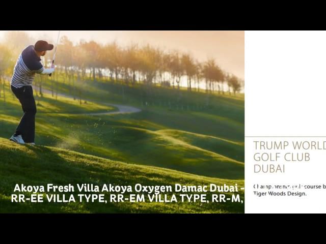 Akoya Fresh Villa Akoya Oxygen Damac Dubai