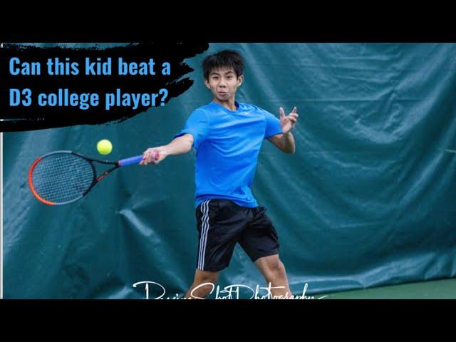 Can a top ranked junior beat a D3 college player?