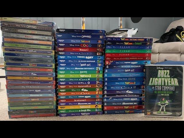 My Complete Disney/Pixar 4K Blu-Ray DVD Collection - April 2021 Update