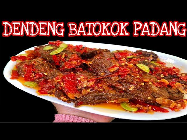 CARA SIMPLE MASAK DENDENG BATOKOK ALA UNI CHECHE