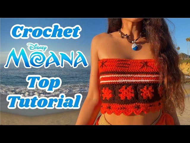 Moana Crochet Top Tutorial  | Disney Crochet