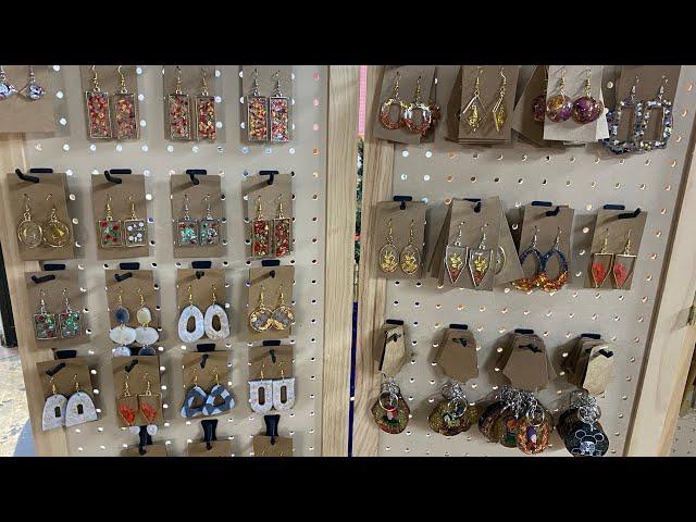 How much to sell handmade jewelry for and a tour of my craft booth!