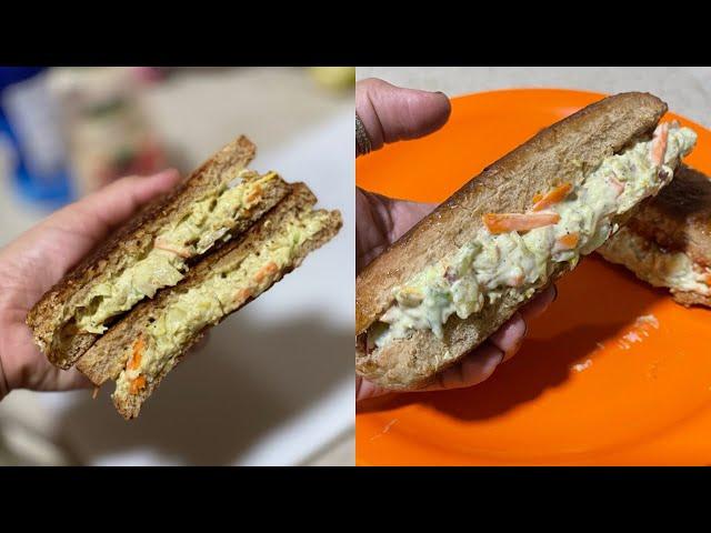 chicken mayo bread |Chicken salad bread/sandwich #breadrecipe #easysnackrecipe #youtubeshorts #yummy