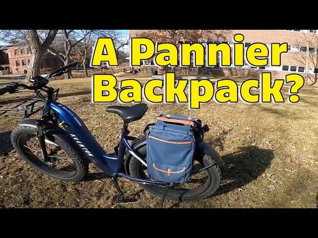 Sheyd Bag - A Pannier and Backpack In One