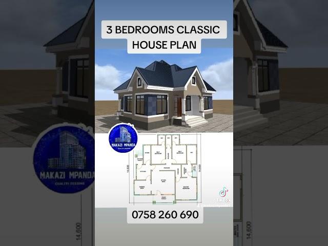3 BEDROOMS CLASSIC HOUSE PLAN