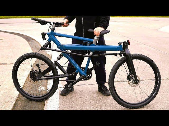 DIY Front-Wheel Drive Bicycle with Rear Wheel Steering | Epic Custom Bike Build