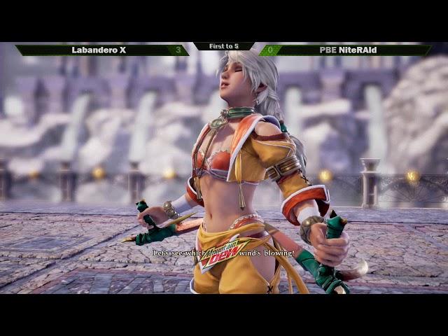 [ FGA 2019 Day 1 ] Soulcalibur6 FT5 Labandero X Vs PBE|NiteRAId