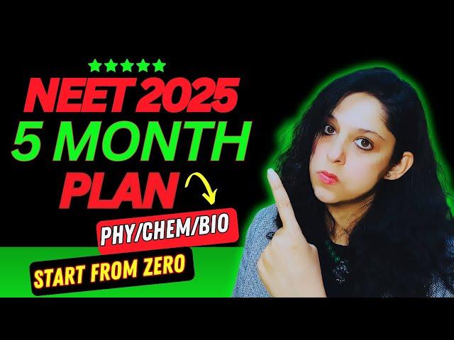 5-Month CHALLENGE to Crack NEET 2025 from Zero | Complete Series to Score 700+ in NEET 2025