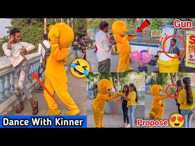 Teddy Bear Funny Dance in Public Place | 2023 New Video | Public Reaction | Crazy Teddy