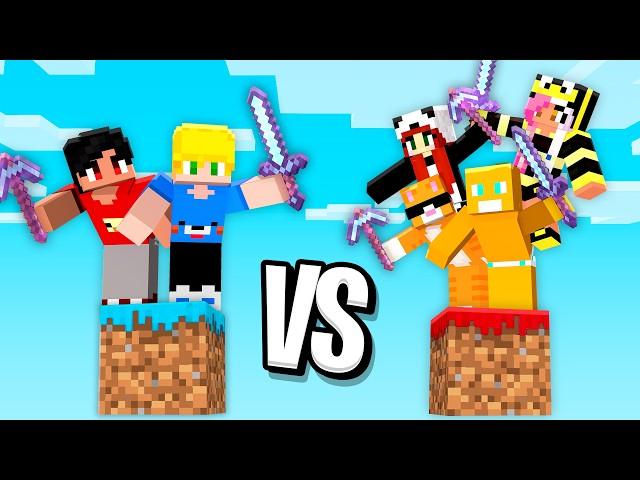 Kass e KR Contra Seus Amigos no Minecraft!