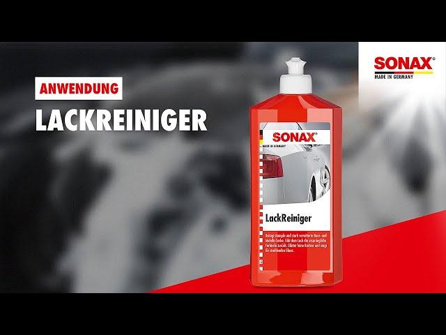 Anwendung SONAX LackReiniger