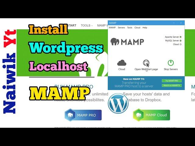 How to install WordPress with Mamp || Windows 11