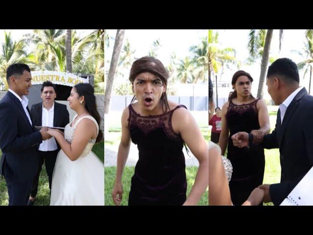A LARIN LE IMPIDIERON LA BODA | VIDEOS DIVERTIDOS DE ALFREDO LARIN Y SUS AMIGOS DE TIKTOK