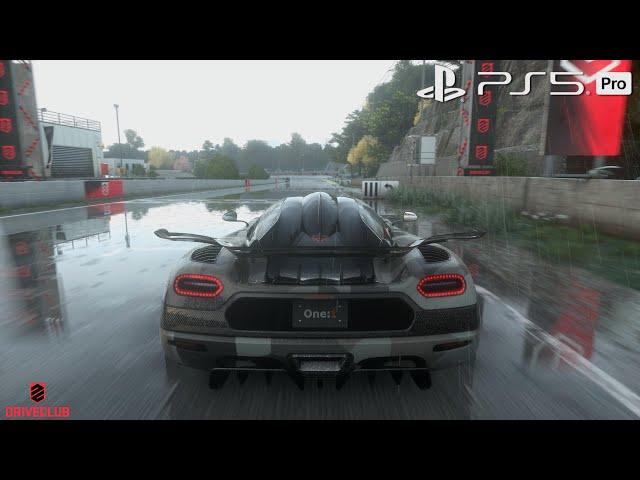 Driveclub | Koenigsegg One:1 '15 - Asagiri Highland Raceway 03 (Heavy Rain) [4K.PS5Pro]