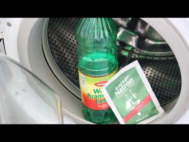 Wundermittel für die Waschmaschine - Emperor soda & vinegar miracle for the washing machine