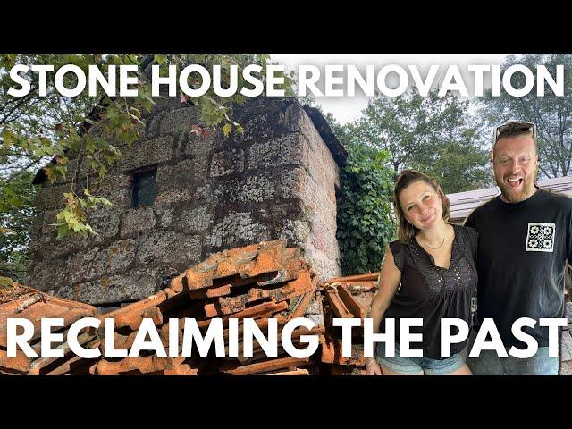 The BIGGEST TRANSFORMATION So Far! PORTUGUESE OLD STONE HOUSE RENOVATION!