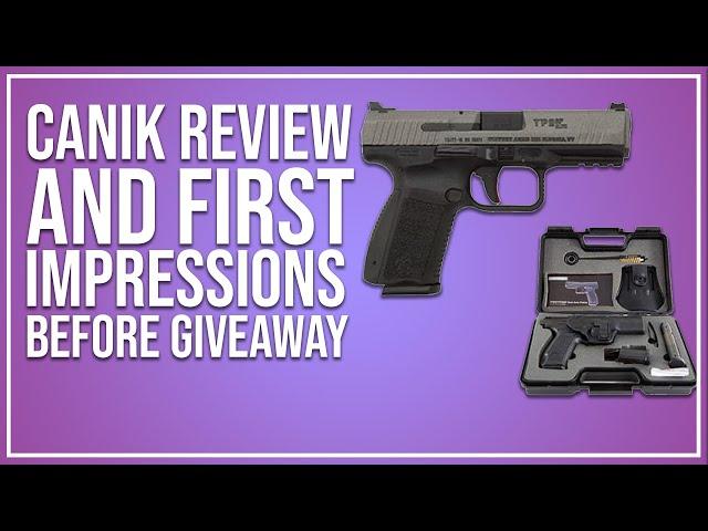 GIVEAWAY - Canik Review & First Impressions // John Bartolo