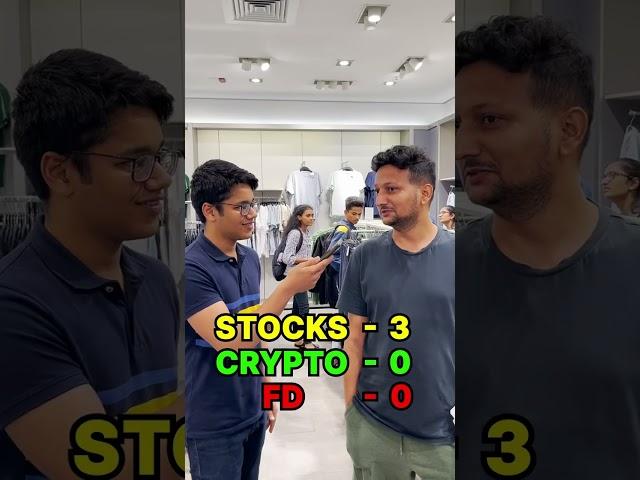 Asking RANDOM people where they Invest money 