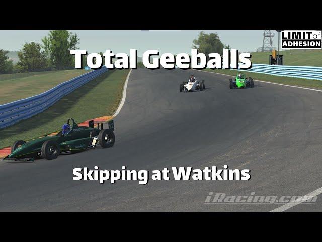 iRacing Limit of Adhesion Totally Geeballs Skip Barber Watkins Glen