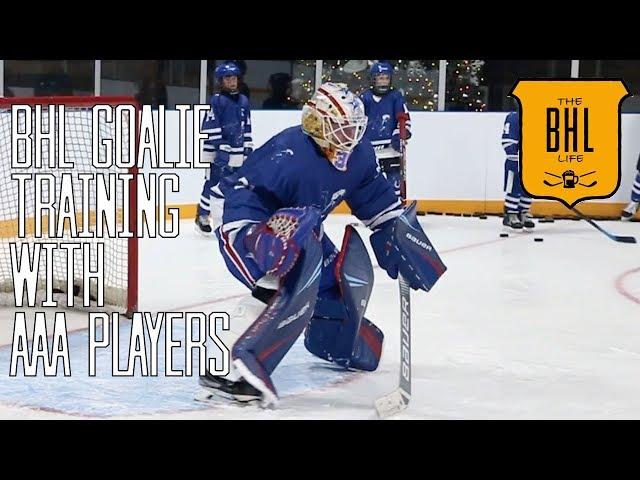 Beer League Goalie Training With AAA Players