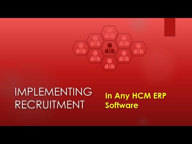 Implement Talent Acquisition or Recruitment in any HCM Software | The Complete Course