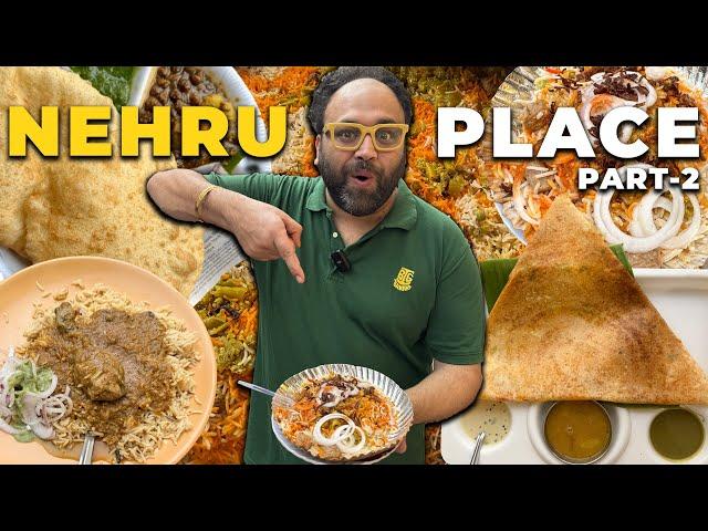 Mohalla Aapka NEHRU PLACE | Chole Bhature, Chicken Chawal, Masala Dosa, Veg Biryani | Part 2