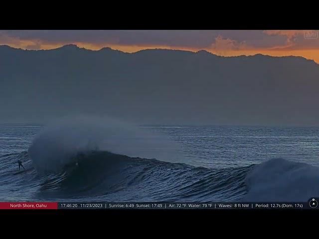 Nov 23, 2023: Sunset at Waimea Bay