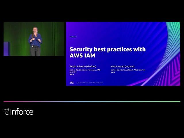 AWS re:Inforce 2022 - Security best practices with AWS IAM (IAM201)