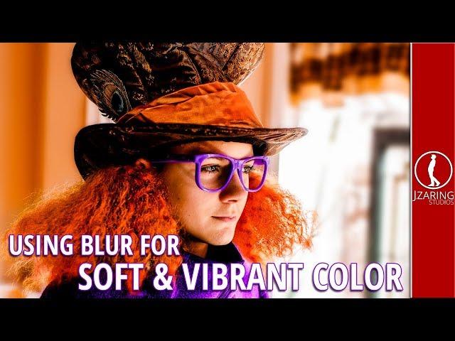 Create Soft, Vibrant Color Using a Blur Layer