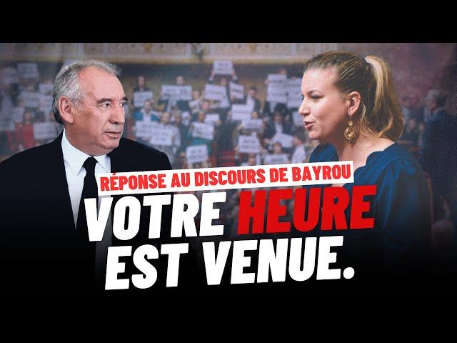 Monsieur Bayrou, votre heure est venue !