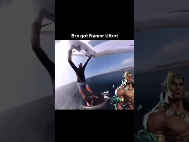 Namor solo ults some random dude #marvelrivals #funny #shorts #clips